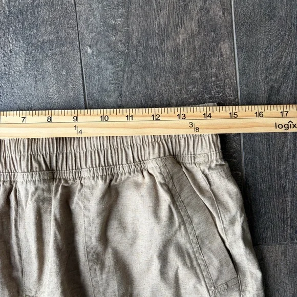 Prana Women's Tan Elastic Waist Jogger Pants - Picture 8 of 10